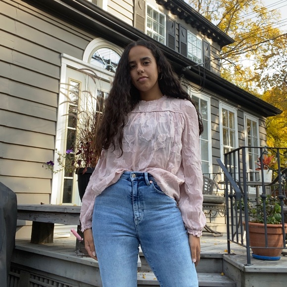 SOLD! Wilfred - Flower Patterned Blouse - Picture 2 of 6